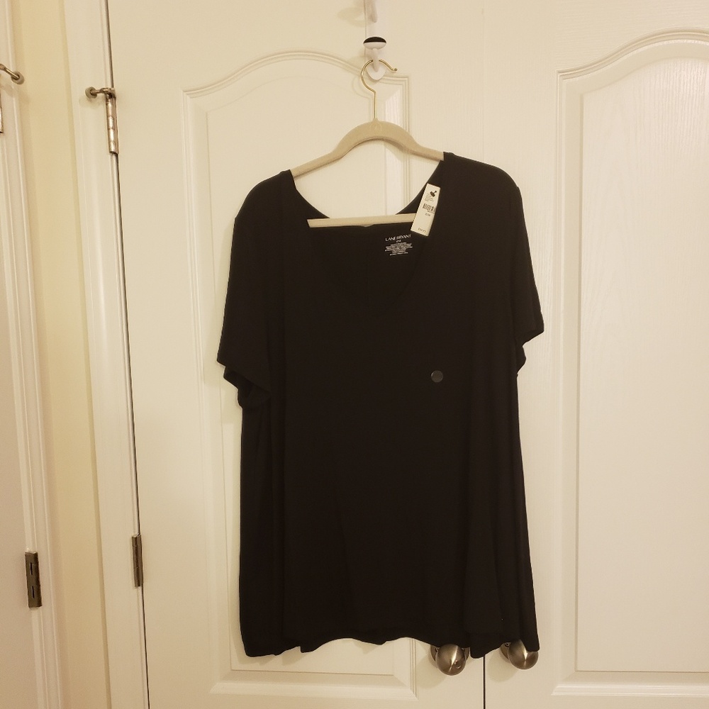 Lane Bryant NWT Vneck Tunic-soft cotton 22/24
